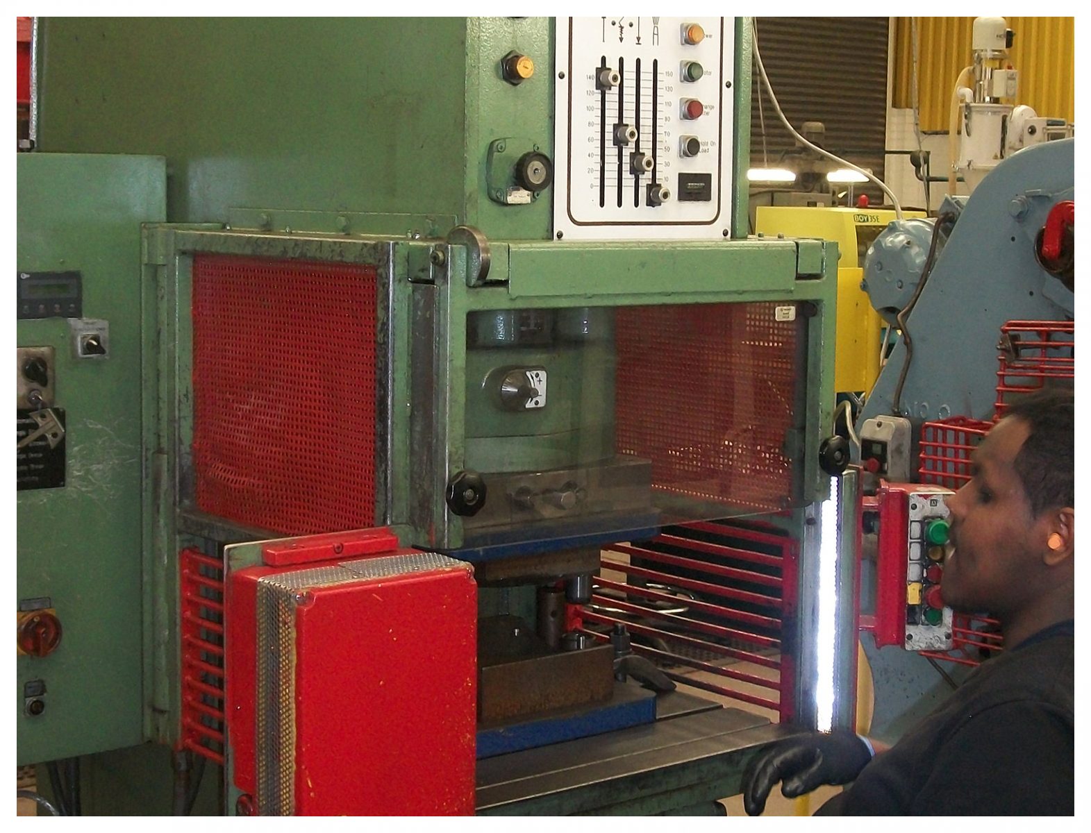 metal stamping operation at bloxwich stamping factory