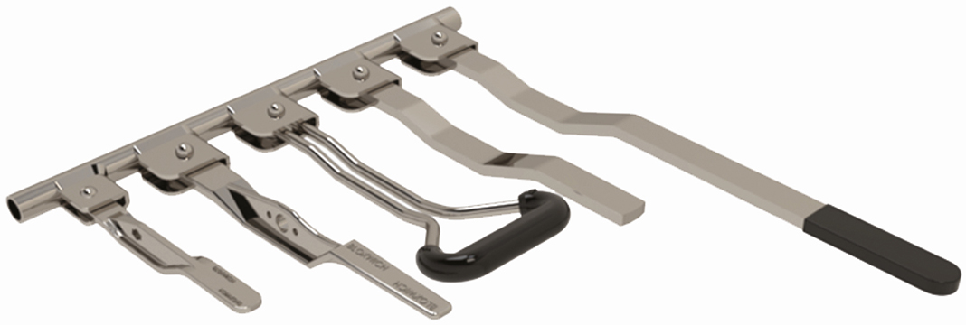 bloxwich door gear handle options for 22, 27 & 34mm locking mechanisms