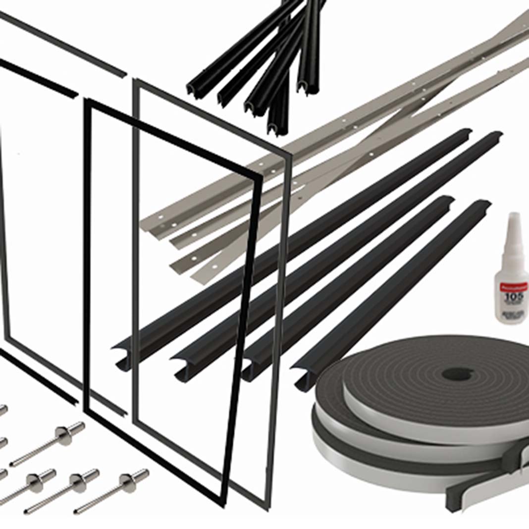 image of all the different types of container door seal Bloxwich supply